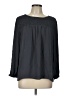 Ann Taylor LOFT 100% Polyester Black Long Sleeve Blouse Size L - photo 1