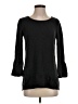 Saks Fifth Avenue Solid Black Pullover Sweater Size S - photo 1