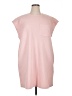 Entro Solid Pink Casual Dress Size 1X - photo 1