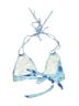 Scales Floral Blue Swimsuit Top Size S - photo 2