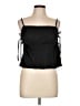 Wild Fable 100% Polyester Black Sleeveless Blouse Size L - photo 1