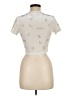 Forever 21 Ivory Short Sleeve Top Size M - photo 2