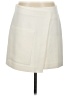 Halston Heritage Solid Ivory Casual Skirt Size 4 - photo 1