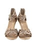 Isola 100% Leather Gold Wedges Size 7 - photo 2