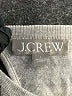 J.Crew 100% Wool Metallic Silver Wool Pullover Sweater Size L - photo 7