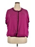 Torrid 100% Cotton Purple Cardigan Size 4X Plus (4) - photo 1