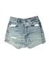 AGOLDE 100% Cotton Blue Denim Shorts Size 27 waist - photo 1