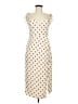 Lulus 100% Polyester Polka Dots Ivory White Casual Dress Size M - photo 1