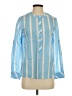 Persifor Stripes Blue Long Sleeve Blouse Size XS - photo 1