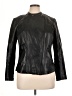 Sejour 100% Leather Black Leather Jacket Size 14 - photo 1