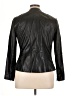 Sejour 100% Leather Black Leather Jacket Size 14 - photo 2