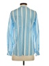 Persifor Stripes Blue Long Sleeve Blouse Size XS - photo 2