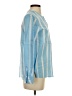 Persifor Stripes Blue Long Sleeve Blouse Size XS - photo 4