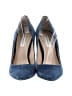 Saks Fifth Avenue Blue Heels Size 8 1/2 - photo 2