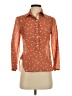 Persifor Polka Dots Orange Long Sleeve Blouse Size XS - photo 1