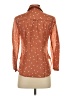 Persifor Polka Dots Orange Long Sleeve Blouse Size XS - photo 2