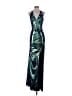 Alyce 100% Polyester Metallic Green Cocktail Dress Size 0 - photo 1