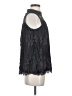 Coco + Jaimeson 100% Polyester Black Sleeveless Blouse Size S - photo 4