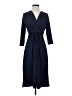 Assorted Brands Solid Blue Casual Dress Size S - photo 1