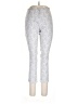 Alfani Chevron-herringbone Silver Casual Pants Size 10 - photo 1