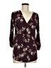 Beacon Burgundy 3/4 Sleeve Blouse Size M - photo 1
