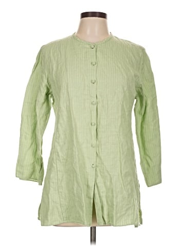Eileen Fisher 3/4 Sleeve Button-Down Shirt (view 1)