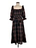 Unbranded Plaid Black Casual Dress Size M - photo 1