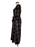 Unbranded Plaid Black Casual Dress Size M - photo 5