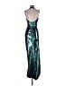 Alyce 100% Polyester Metallic Green Cocktail Dress Size 0 - photo 2