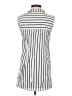 Topshop 100% Viscose Stripes Ivory Sleeveless Button-Down Shirt Size 4 - photo 2