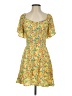 Sienna Sky 100% Polyester Floral Yellow Casual Dress Size S - photo 1