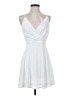 Express 100% Polyester Solid White Cocktail Dress Size S - photo 1