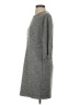 Ann Taylor LOFT Houndstooth Gray Casual Dress Size 4 - photo 5