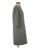 Ann Taylor LOFT Houndstooth Gray Casual Dress Size 4 - photo 4