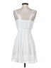 Express 100% Polyester Solid White Cocktail Dress Size S - photo 2