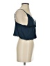 Shein 100% Cotton Blue Sleeveless Blouse Size XXS - photo 4