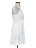 Express 100% Polyester Solid White Cocktail Dress Size S - photo 4