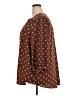 Torrid 100% Polyester Polka Dots Brown 3/4 Sleeve Blouse Size 4X Plus (4) - photo 5
