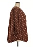 Torrid 100% Polyester Polka Dots Brown 3/4 Sleeve Blouse Size 4X Plus (4) - photo 4