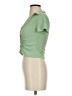 Stradivarius 100% Polyester Green Short Sleeve Top Size XS - photo 5