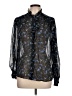 Dorothee Schumacher 100% Silk Floral Black Blouse Size Lg (4) - photo 1