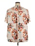 Torrid 100% Polyester Floral Tan Short Sleeve Blouse Size 3X Plus (3) - photo 2