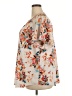 Torrid 100% Polyester Floral Tan Short Sleeve Blouse Size 3X Plus (3) - photo 5