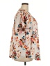 Torrid 100% Polyester Floral Tan Short Sleeve Blouse Size 3X Plus (3) - photo 4