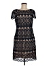 Eliza J 100% Polyester Graphic Black Cocktail Dress Size 6 - photo 1