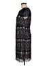 Eliza J 100% Polyester Graphic Black Cocktail Dress Size 6 - photo 5