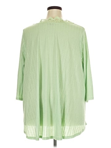 Roaman's 3/4 Sleeve Blouse (view 2)
