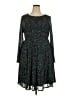 Torrid Paisley Teal Casual Dress Size 2X Plus (2) - photo 1
