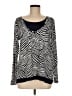 Chico's Black Long Sleeve Top Size Med (1) - photo 1