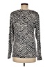 Chico's Black Long Sleeve Top Size Med (1) - photo 2